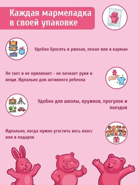 Мармелад без сахара земляничный, 500 г